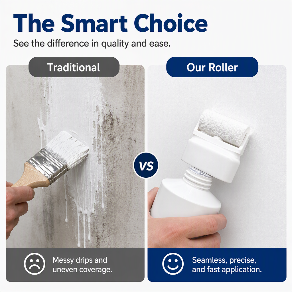 Roll-On Wall Touch-Up Paint