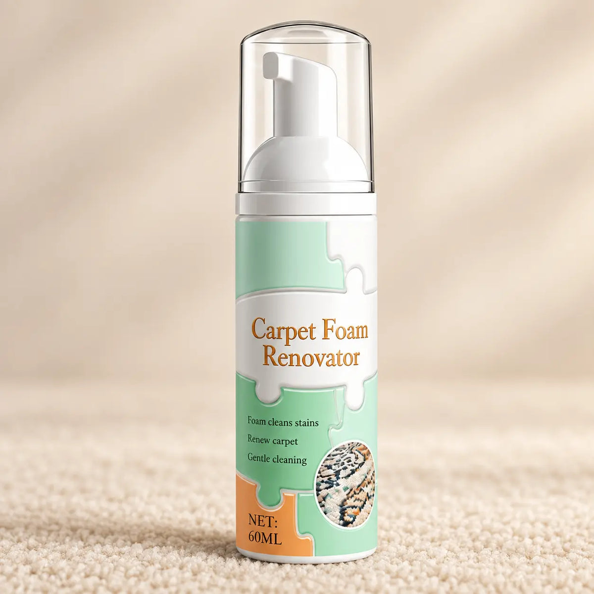 Multi‑Purpose Dry Foam Fabric & Carpet Stain Cleaner